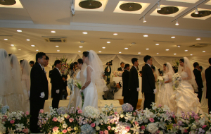 2008년 10월 다문화 사랑 한마음 합동 결혼식 진행(~2014) 사진